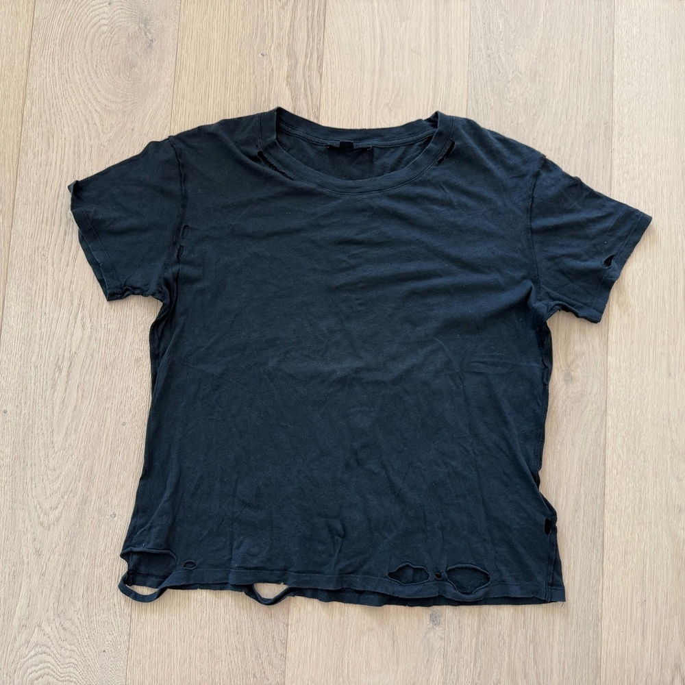 Size M All Saints Distressed Women's T-Shirt